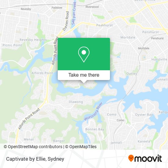 Captivate by Ellie map