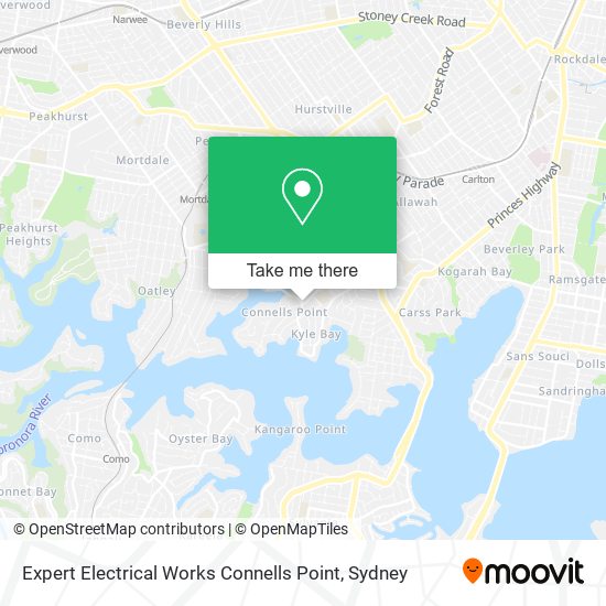 Expert Electrical Works Connells Point map