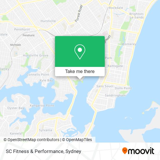 SC Fitness & Performance map