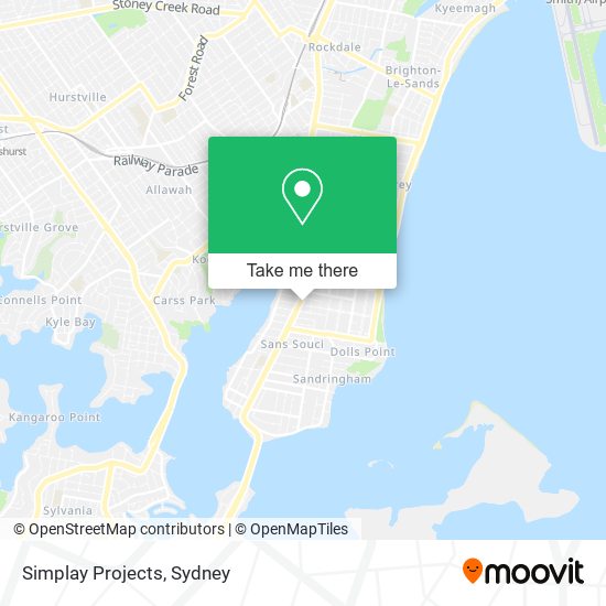 Simplay Projects map
