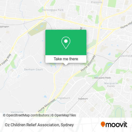Oz Children Relief Association map