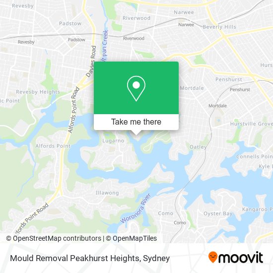 Mould Removal Peakhurst Heights map