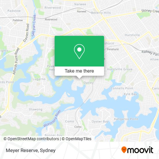 Mapa Meyer Reserve