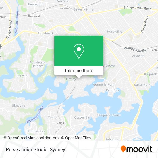 Pulse Junior Studio map