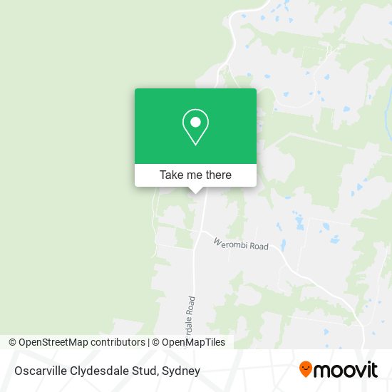 Oscarville Clydesdale Stud map