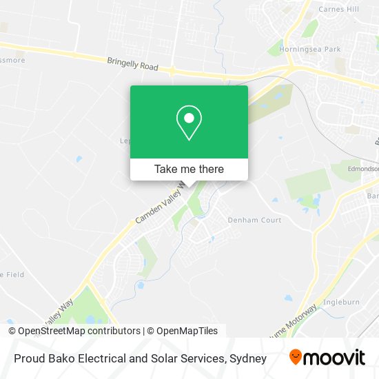 Proud Bako Electrical and Solar Services map