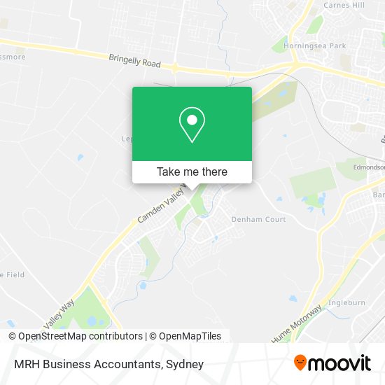 MRH Business Accountants map