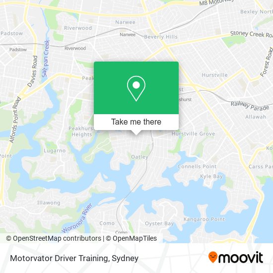 Mapa Motorvator Driver Training