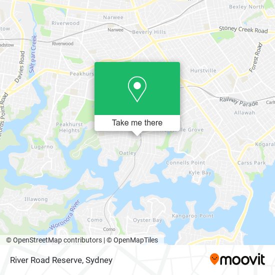 Mapa River Road Reserve