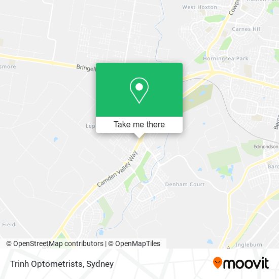 Trinh Optometrists map