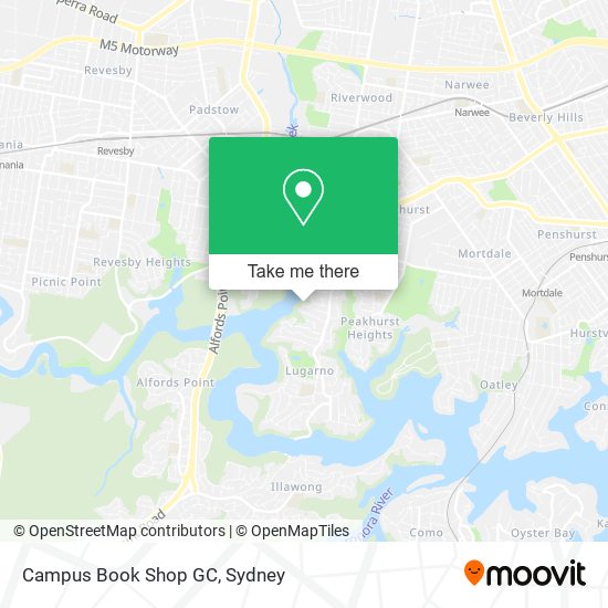 Campus Book Shop GC map