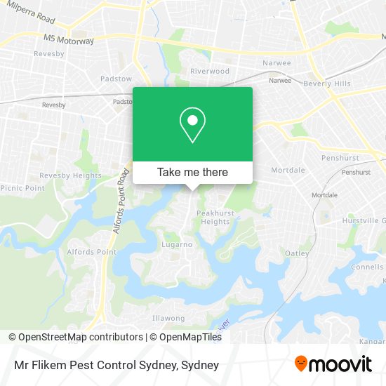 Mr Flikem Pest Control Sydney map