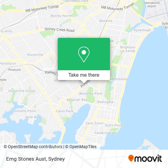 Emg Stones Aust map