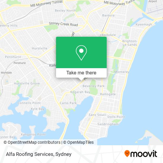 Alfa Roofing Services map