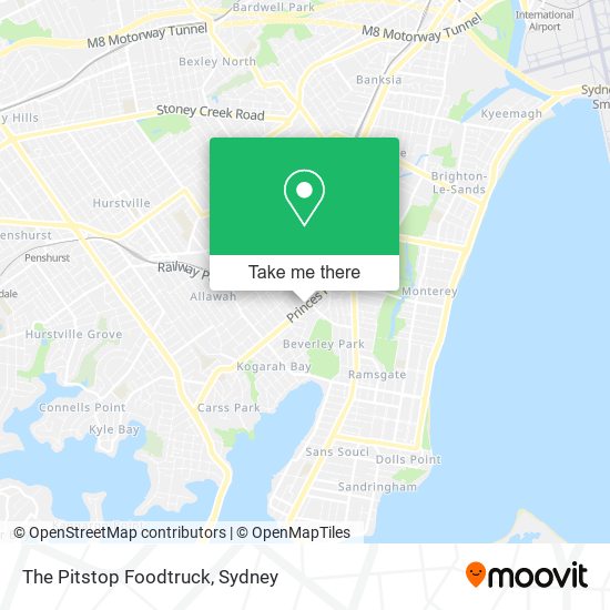 The Pitstop Foodtruck map