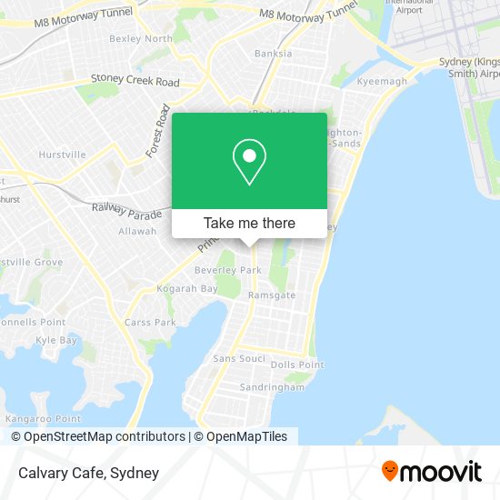 Mapa Calvary Cafe