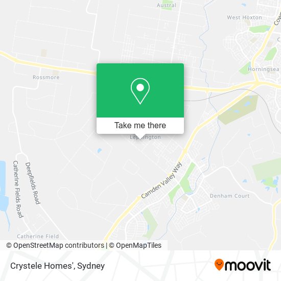 Crystele Homes' map