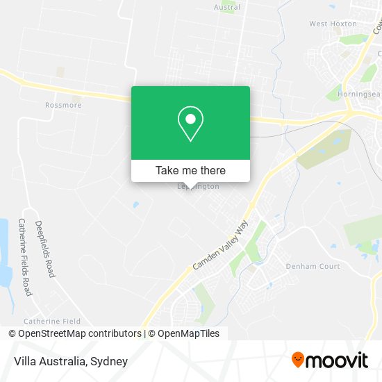 Mapa Villa Australia