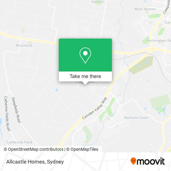Allcastle Homes map