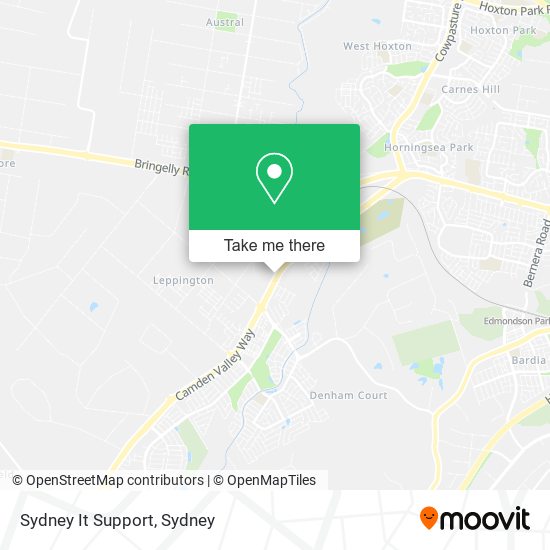 Sydney It Support map