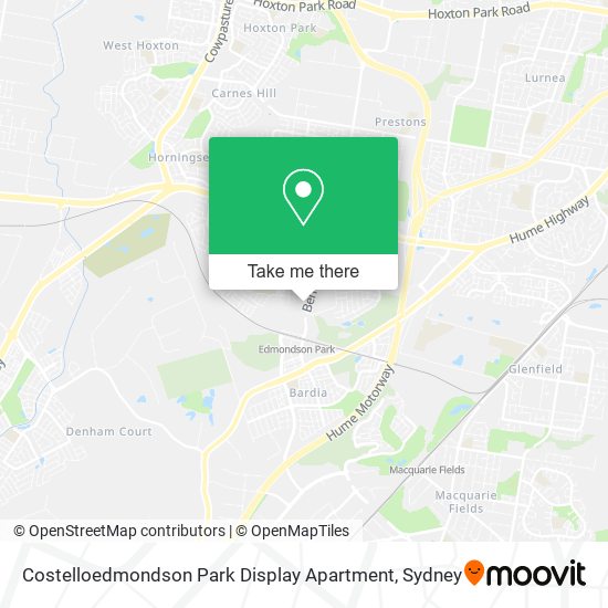 Costelloedmondson Park Display Apartment map