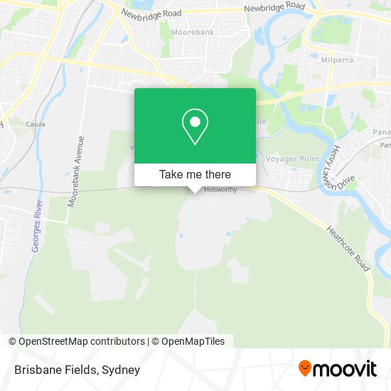 Brisbane Fields map