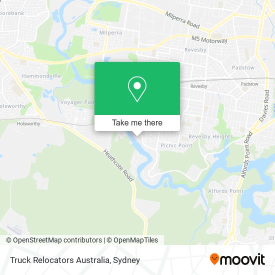 Mapa Truck Relocators Australia