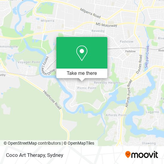 Coco Art Therapy map