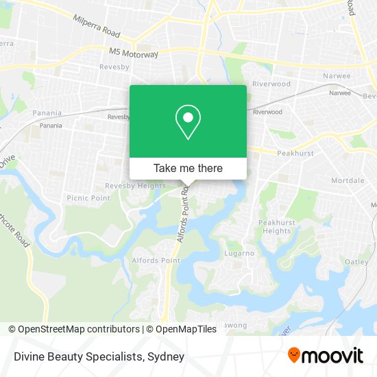 Divine Beauty Specialists map