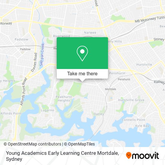 Young Academics Early Learning Centre Mortdale map