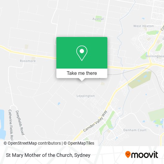 St Mary Mother of the Church map