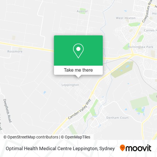 Optimal Health Medical Centre Leppington map