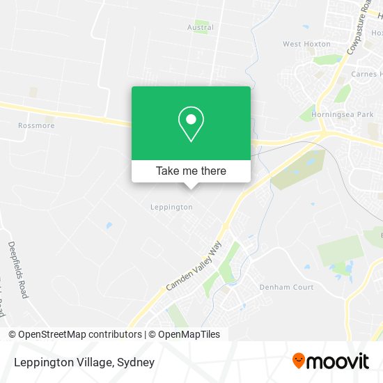 Leppington Village map