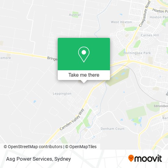 Asg Power Services map