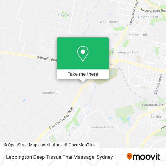 Leppington Deep Tissue Thai Massage map