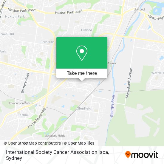 International Society Cancer Association Isca map