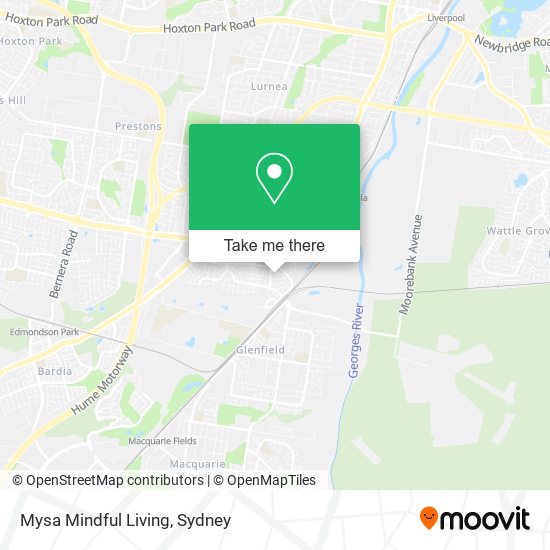 Mysa Mindful Living map