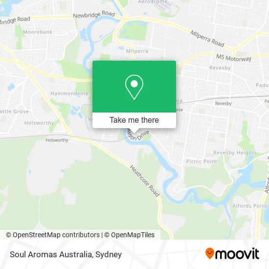 Soul Aromas Australia map