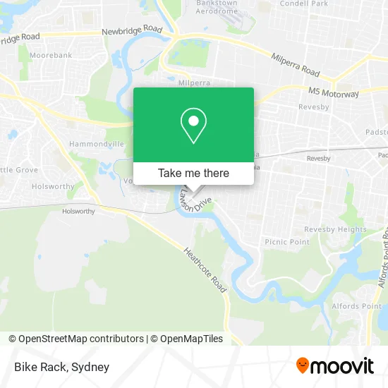 Bike Rack map
