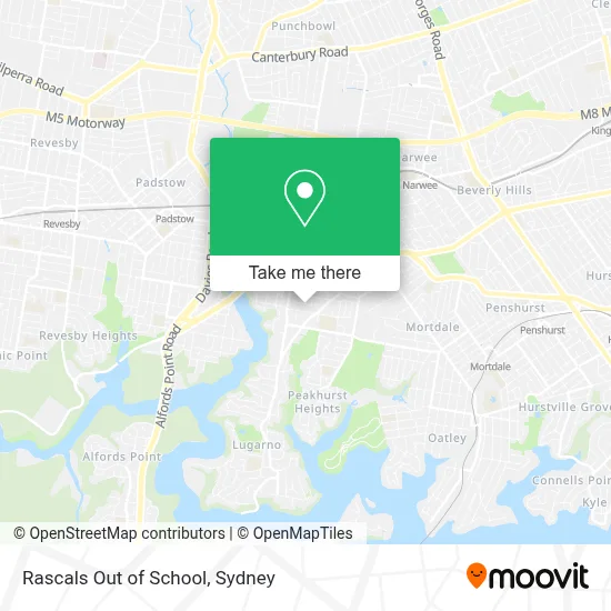 Rascals Out of School map