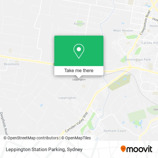 Leppington Station Parking map