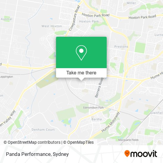 Panda Performance map