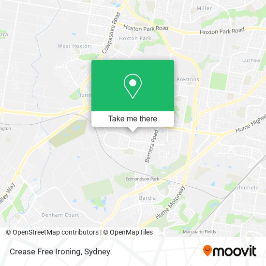 Crease Free Ironing map