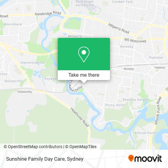 Sunshine Family Day Care map