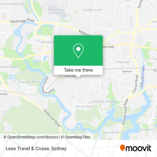 Leas Travel & Cruise map
