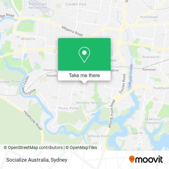 Socialize Australia map