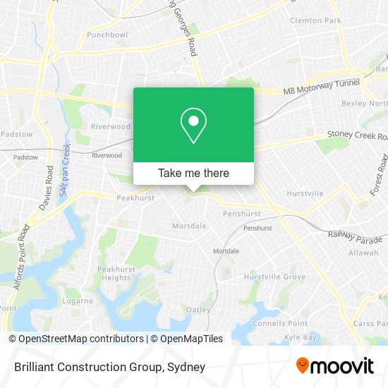 Brilliant Construction Group map