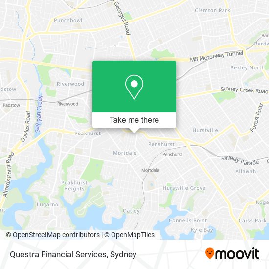 Questra Financial Services map