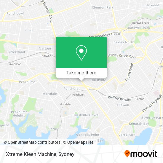 Xtreme Kleen Machine map