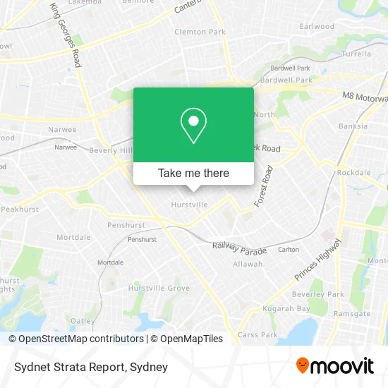 Sydnet Strata Report map